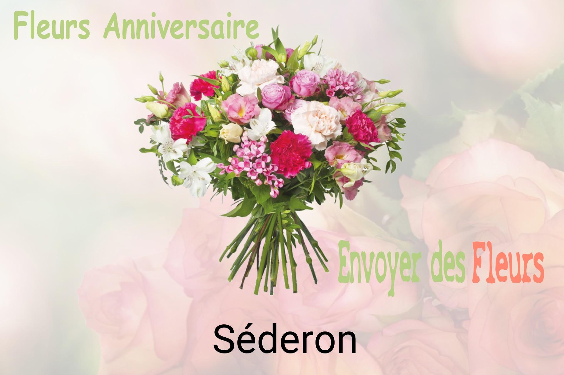 Bouquet de fleurs d’anniversaire livré à Séderon